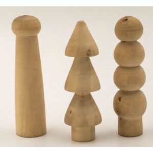Ahşap Çocuk Boyama Oyuncağı Peg Toy – Boyanabilir Doğal Ahşap, 6–10 Yaş