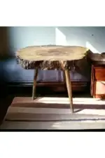 İskandinav Oval Ahşap Masa – Minimal & Modern Tasarım - Görsel 2