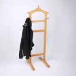 İroko Ahşap Dilsiz Uşak – El Yapımı, 130 cm - Görsel 2
