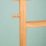 İroko Ahşap Dilsiz Uşak – El Yapımı, 130 cm - Görsel 7