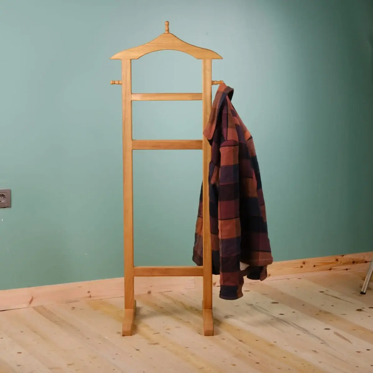İroko Ahşap Dilsiz Uşak – El Yapımı, 130 cm - Görsel 9