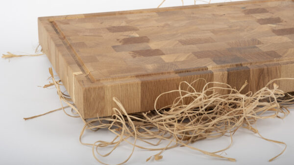 Meşe Endgrain Kesme Tahtası – 40x28 cm - Görsel 3