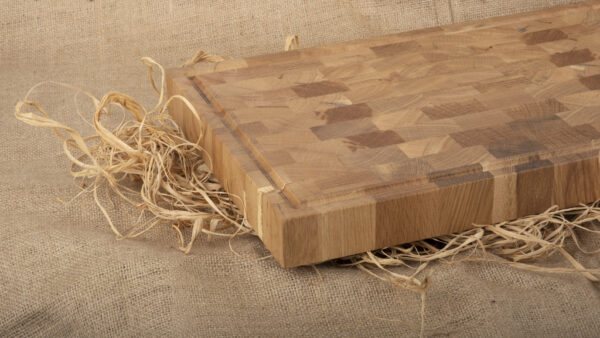 Meşe Endgrain Kesme Tahtası – 40x28 cm - Görsel 4