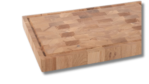 Meşe Endgrain Kesme Tahtası – 40x28 cm - Görsel 2
