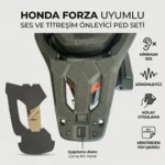 Honda Forza 250 ve ADV 350 Uyumlu Arka Çanta Altı Ses Kesici Titreşim Önleyici Ped