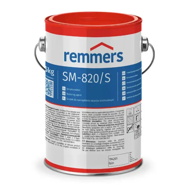Remmers SM-820 doku maddesi kutusu ve ahşap zemin kaydırmazlık uygulaması