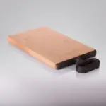 Yakma Saplı Doğal Meşe Kesme ve Sunum Tahtası (38,5 cm) - Görsel 2